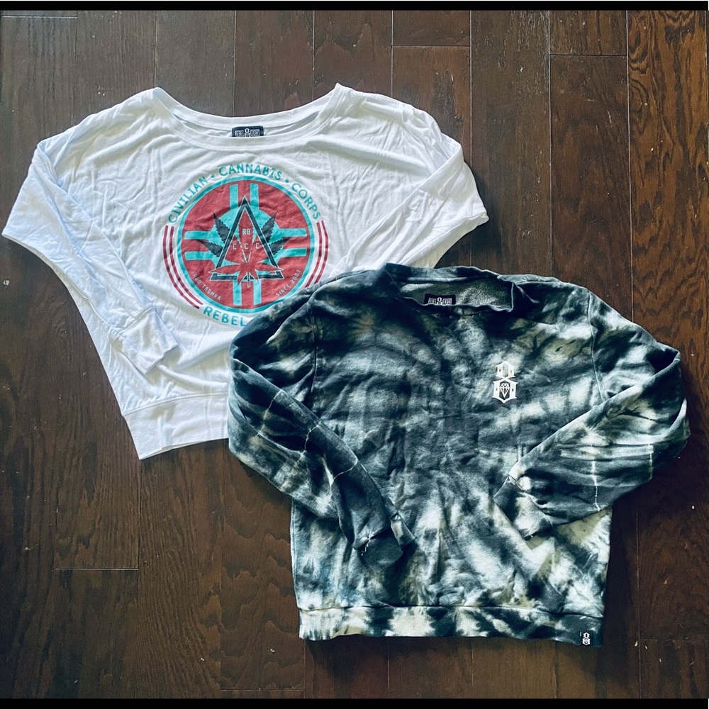NWOT Rebel Eight sweatshirt and long sleeve